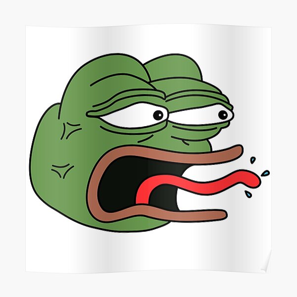 Angry Pepe Posters | Redbubble