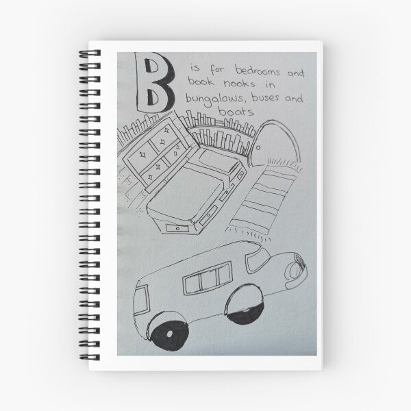Item preview, B is for Bedrooms and Book Nooks in Bungalows, Buses and Boats designed and sold by rockabilby.