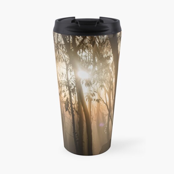 Mount Macedon Fog Through the Trees Travel Mug