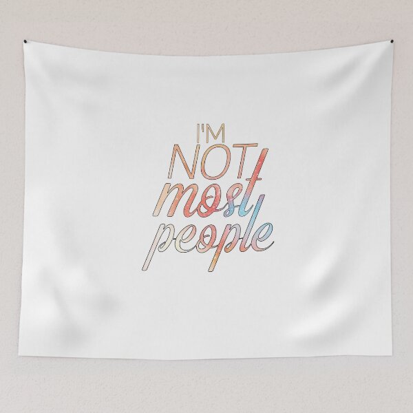 Item preview, Merlin-Inspired "I'm Not Most People"  designed and sold by mulberrydragon.
