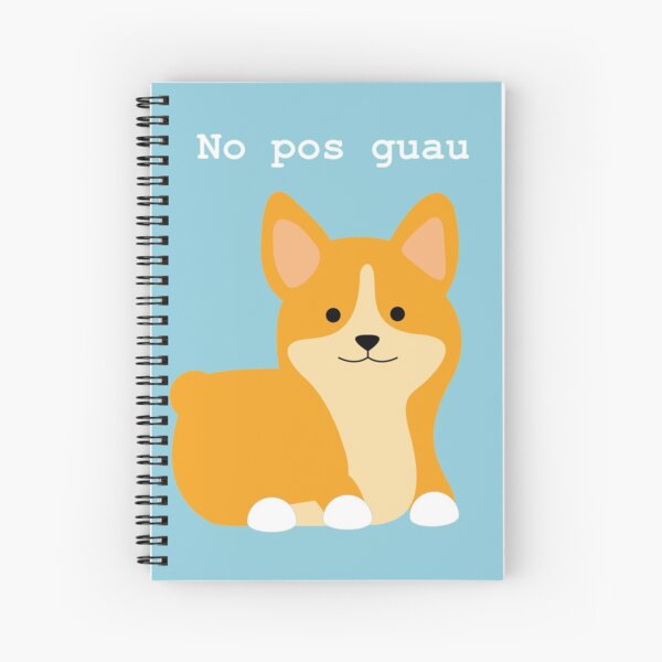 Vista previa del artículo con la obra «No Pos Guau Corgi Perro», diseñado y vendido por Blueseas.