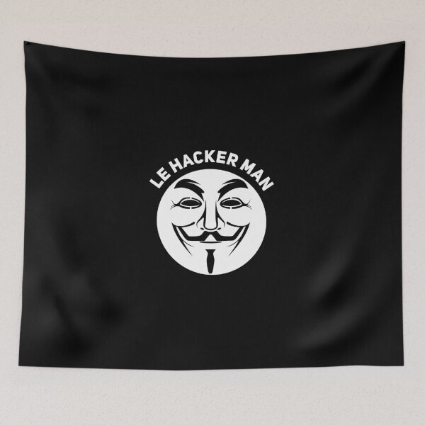 Item preview, le hacker man expoct us anonymous designed and sold by Joepseudo.