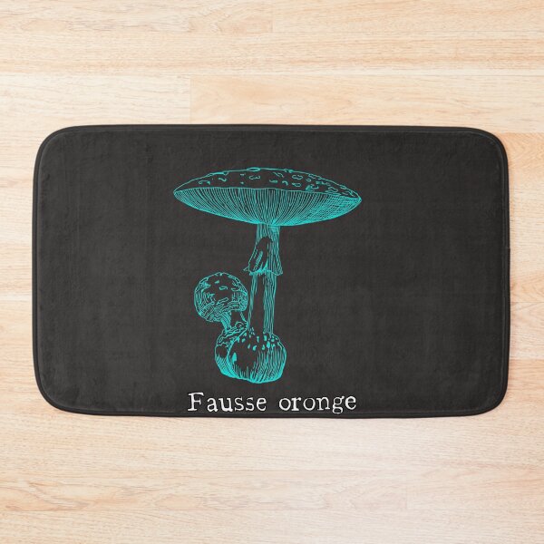 Item preview, Mushrooms Fausse Oronge Turquoise  designed and sold by shtem.