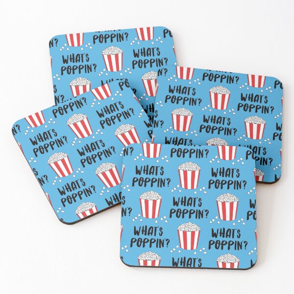 Item preview, What's Poppin'?  - Movie Theater Popcorn - blue designed and sold by littlearrow.