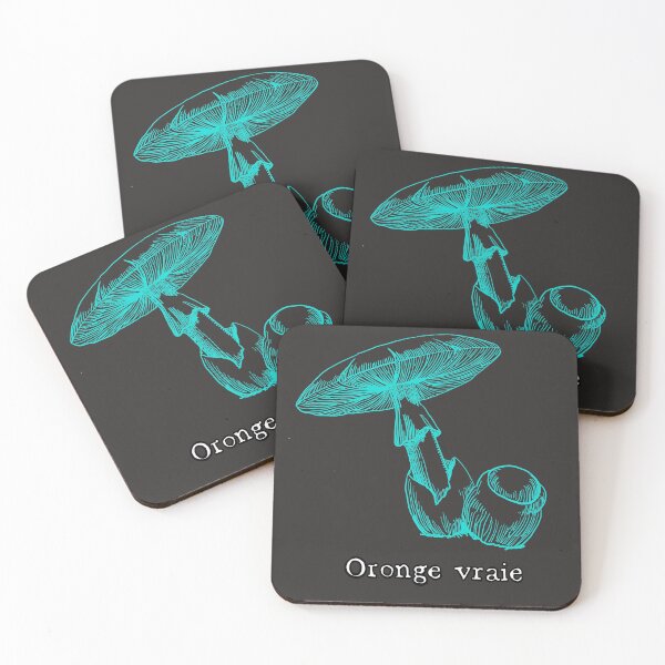 Item preview, Mushrooms Oronge Vraie Turquoise  designed and sold by shtem.
