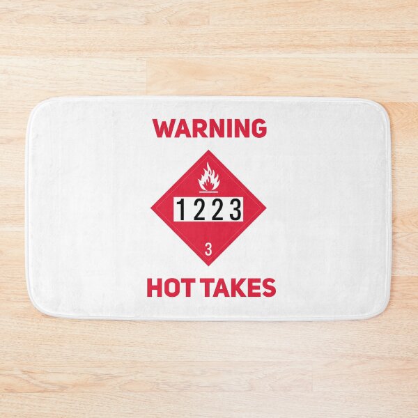 Item preview, Warning Hot Takes designed and sold by Joepseudo.