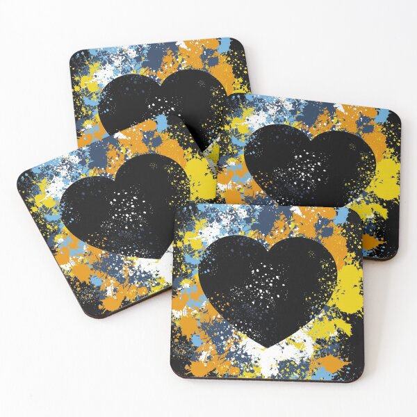 Item preview, Aroace Heart Splatter designed and sold by Aroaes.