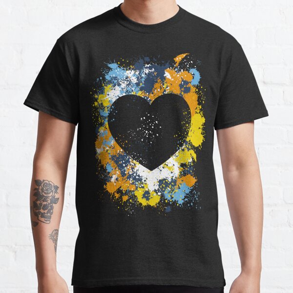 Aroace Heart Splatter Classic T-Shirt