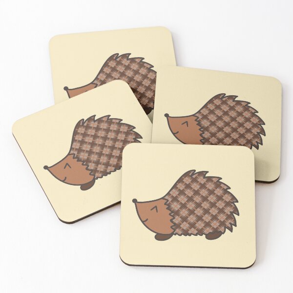 Item preview, Happy Lil Hedgehog (chocolate) designed and sold by HollyCat.