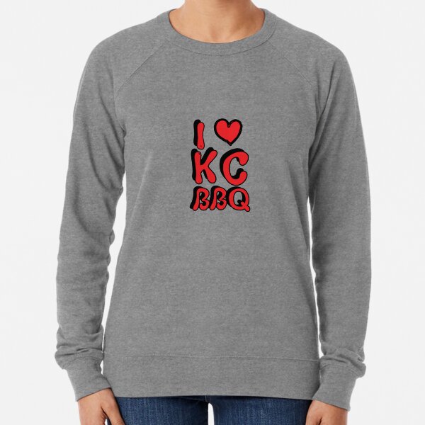 I Love KC BBQ Lightweight Sweatshirt