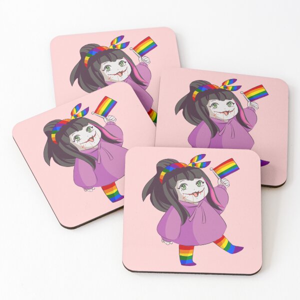 Item preview, LGBT+ Gay Pride Flag Nina the Killer Creepypasta designed and sold by slenderfluid.