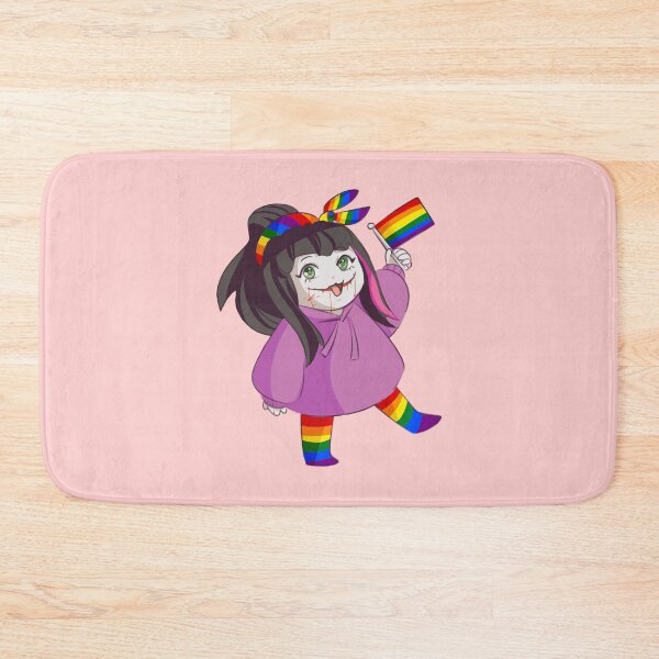 Item preview, LGBT+ Gay Pride Flag Nina the Killer Creepypasta designed and sold by slenderfluid.