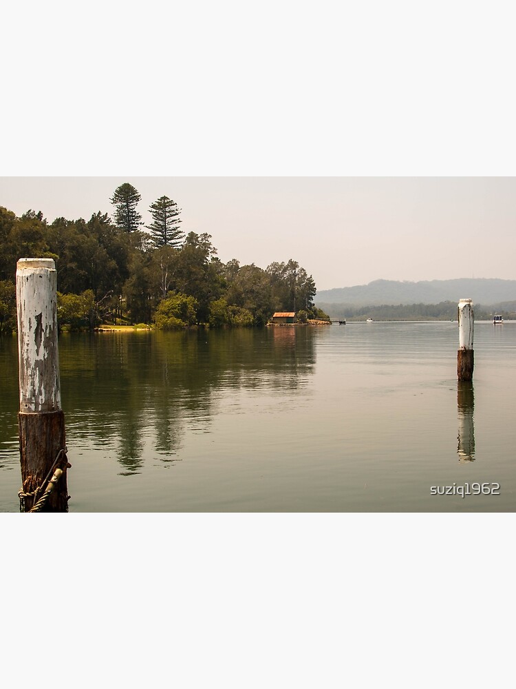 Calm Water at Eulalia Wharf in Davistown Australia by suziq1962