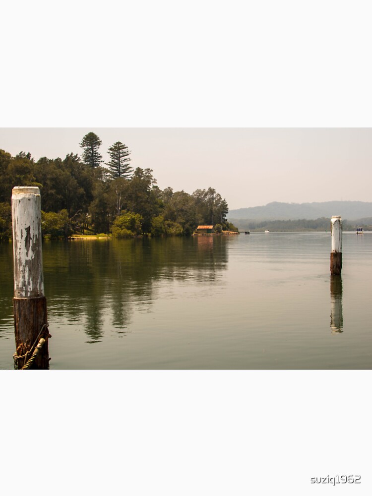 Calm Water at Eulalia Wharf in Davistown Australia by suziq1962