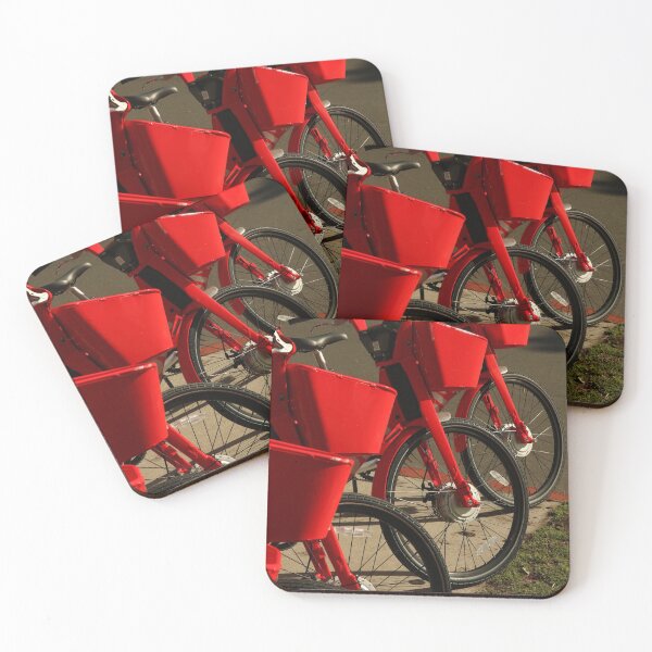 Item preview, Red Bikes in a Row designed and sold by shellcreek.