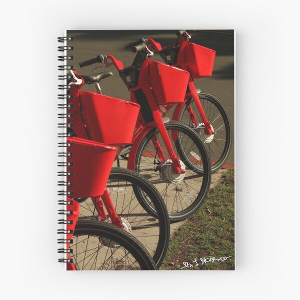 Item preview, Red Bikes in a Row designed and sold by shellcreek.