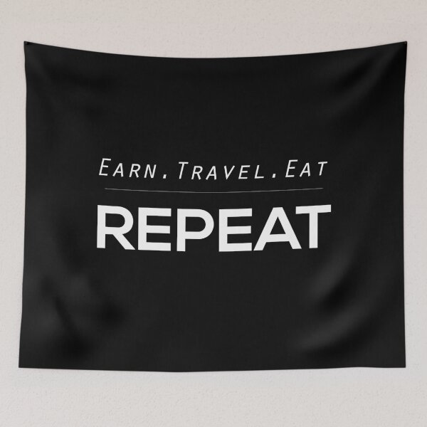 Item preview, EARN MONEY TRAVEL EAT designed and sold by HAIFAHARIS.