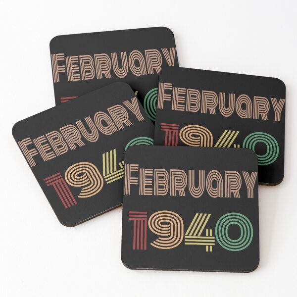 Item preview, Happy 80th Birthday, Happy Eighties Birthday, born in February 1940 designed and sold by marosharaf.