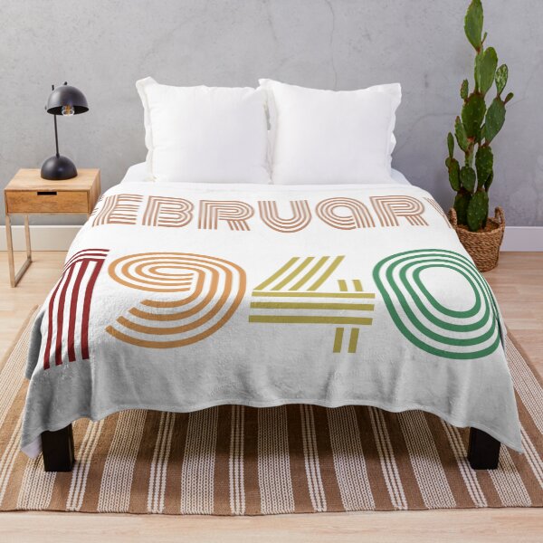 Item preview, Happy 80th Birthday, Happy Eighties Birthday, born in February 1940 designed and sold by marosharaf.