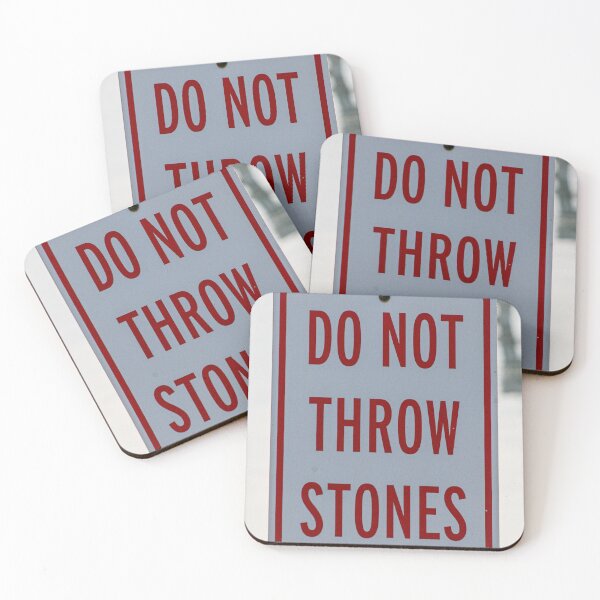 Item preview, Do Not Throw Stones designed and sold by ShootFirstNYC.