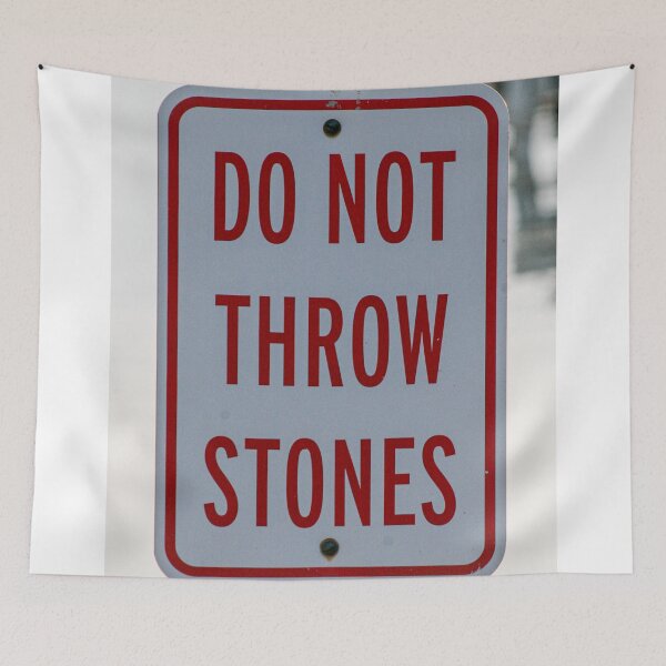 Item preview, Do Not Throw Stones designed and sold by ShootFirstNYC.