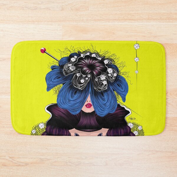 Item preview, Aria Pompadour - Yellow designed and sold by eshipaints.