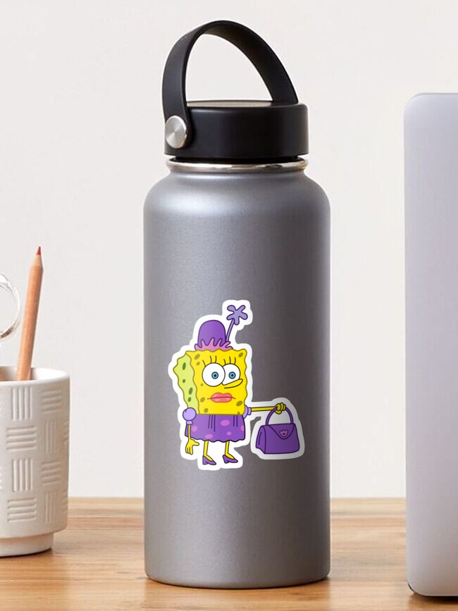 Thumbnail 1 of 3, Sticker, Drag Spongebob (Spongebob with a Purse) designed and sold by andrw.