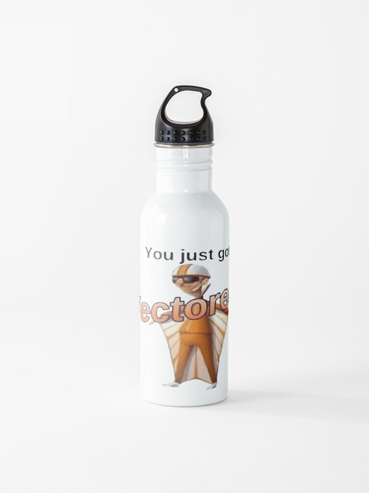 You Just Got Vectored Water Bottle By Goath Redbubble