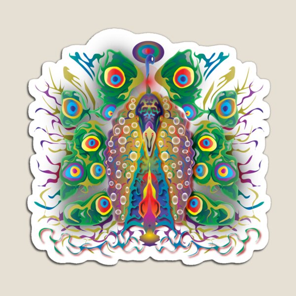 Peacock Melody Magnet