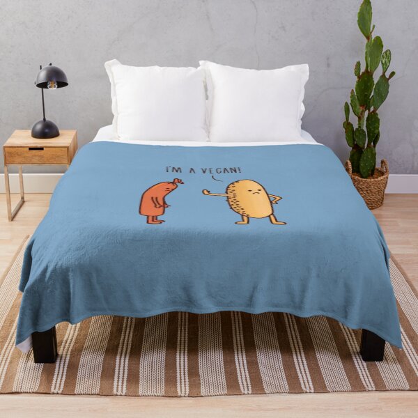 Item preview, I am a Vegan Funny Plants Save Animals Vegetarian Animal Lover designed and sold by AdesignTEE.