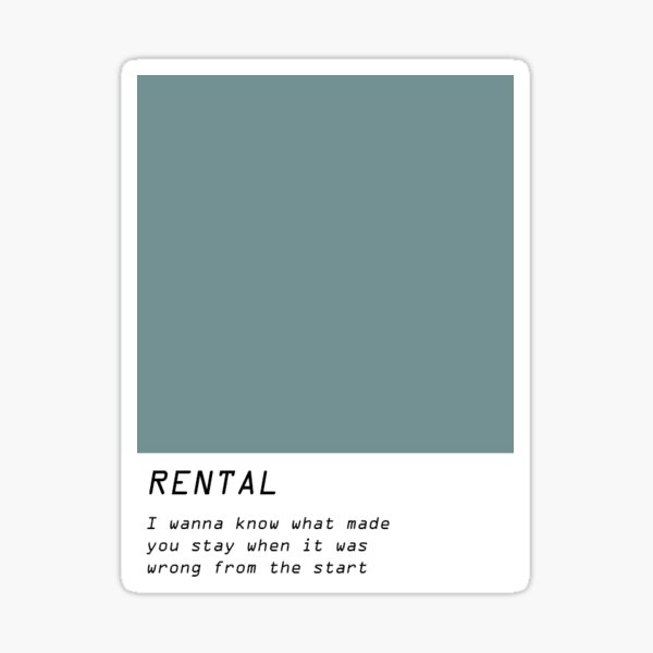Item preview, Rental Pantone  designed and sold by Kool Stickers.