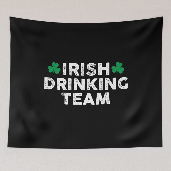 Item preview, Irish Drinking Team St Patrick's Day Green Shamrock Leaf Funny Parade Pub Outfit  designed and sold by alenaz.