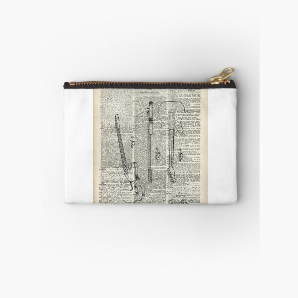 Item preview, Guitar Illustration over old dictionary page designed and sold by DictionaryArt.