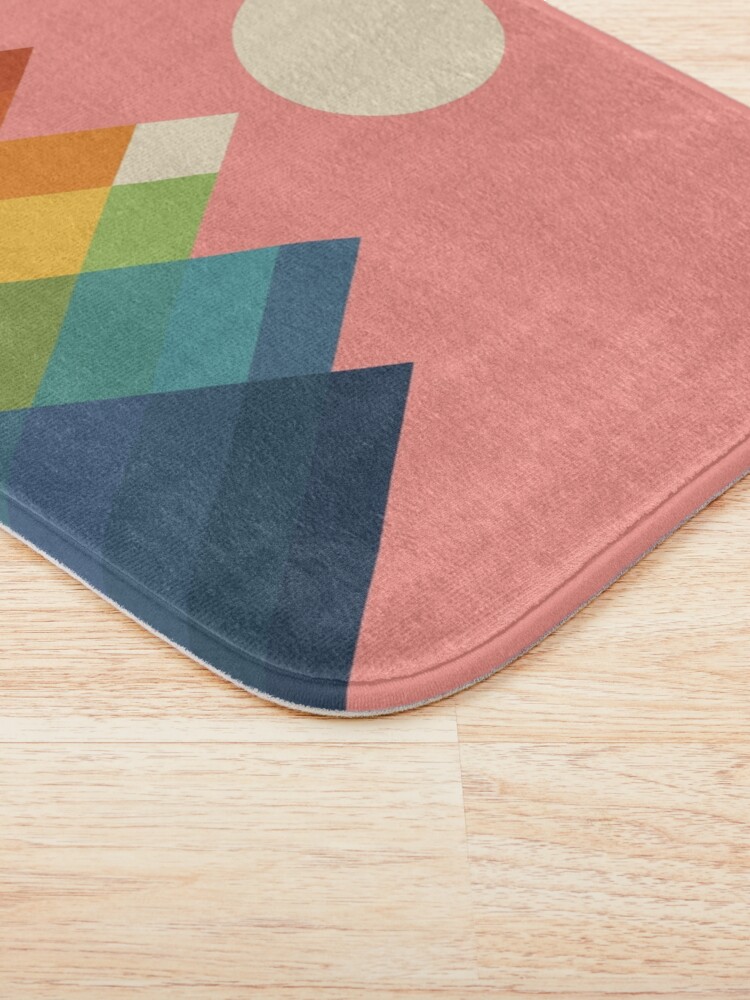 Alternate view of Rainbow Peak Bath Mat
