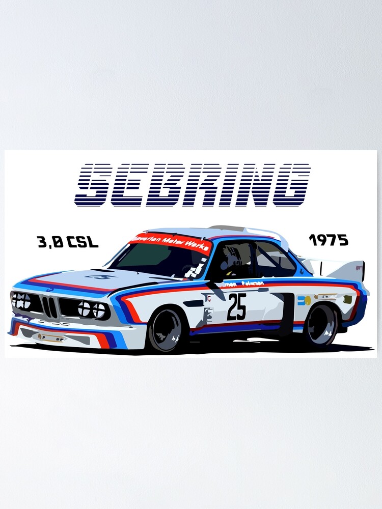 BMW M3 Retro Car Drift Poster – My Hot Posters