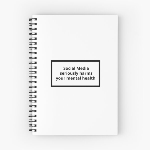 Item preview, Warning Label - Social Media Seriously Harms Your Mental Health designed and sold by designclaw.