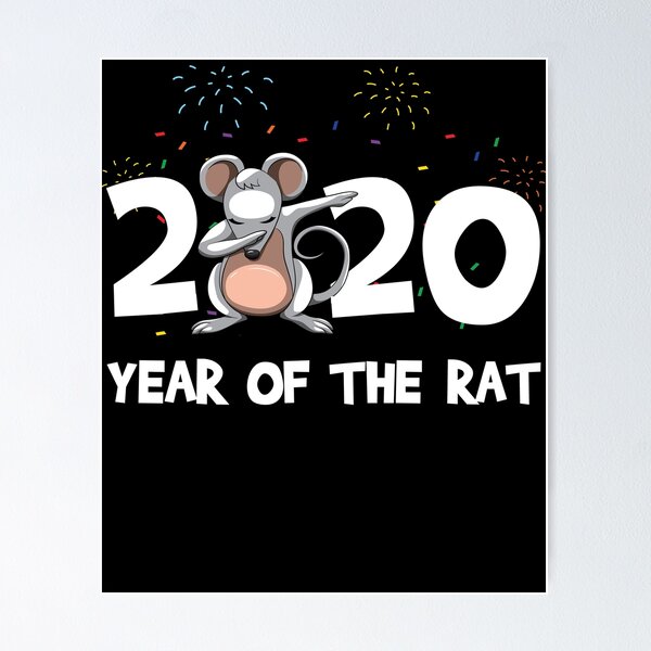 Item preview, Year Of The Rat Happy Chinese Lunar New Year 2020 designed and sold by BornDesign.