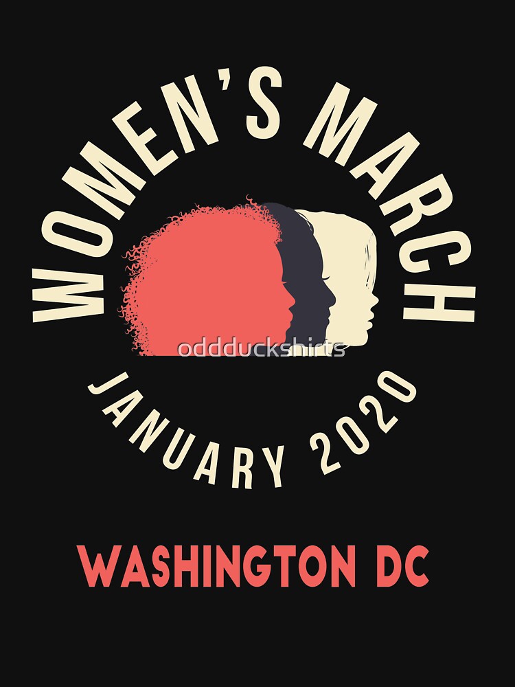 Women's March 2020 Washington DC by oddduckshirts