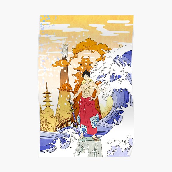 Luffy Wano Kuni Poster