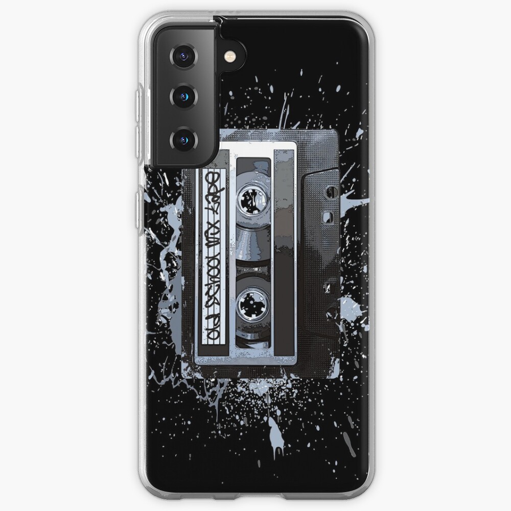 old school mix tape blue Case & Skin for Samsung Galaxy