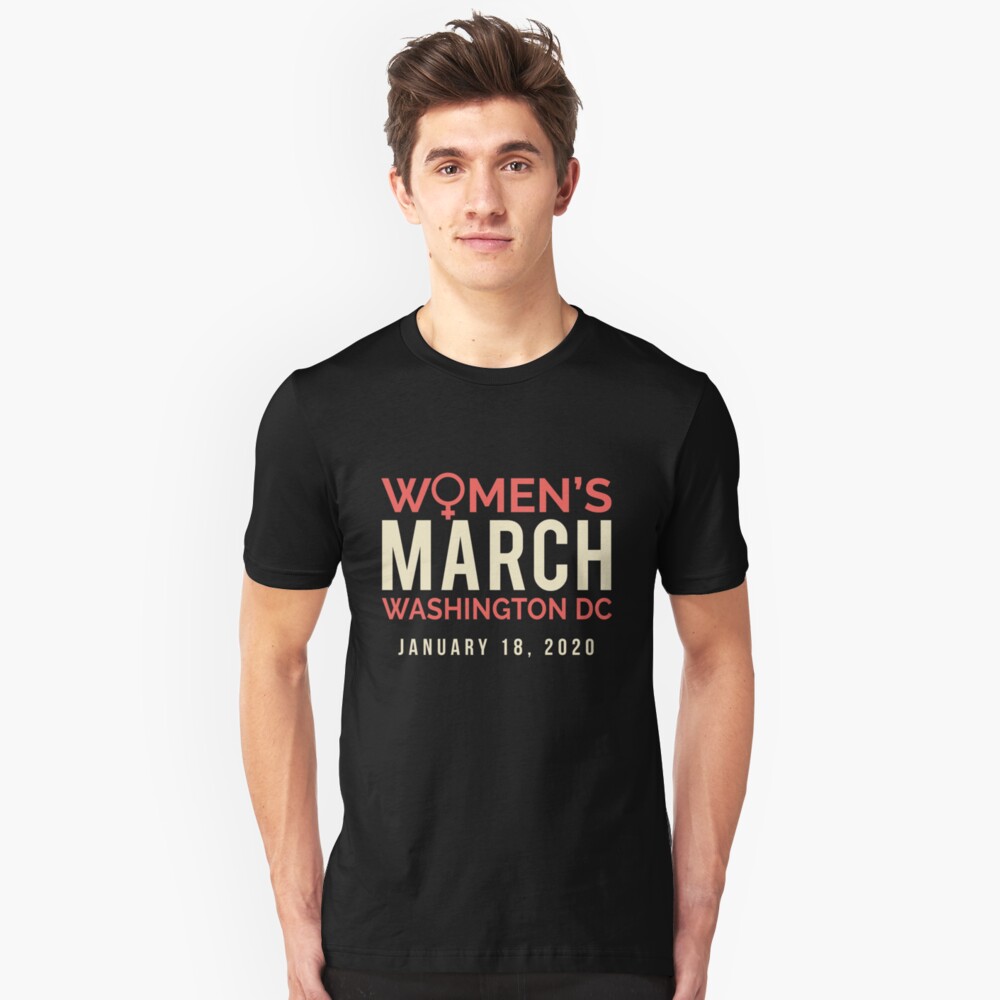 Women's March 2020 Washington DC Slim Fit T-Shirt