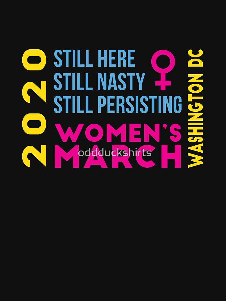 Women's March 2020 Washington DC by oddduckshirts