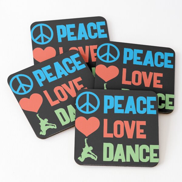 Item preview, Peace love dance designed and sold by SVDesignatVasil.