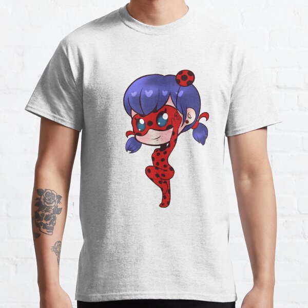 Miraculous Ladybug Camiseta Camiseta Ligera De Manga Corta Con Estampado De Manga Corta Camiseta 2048