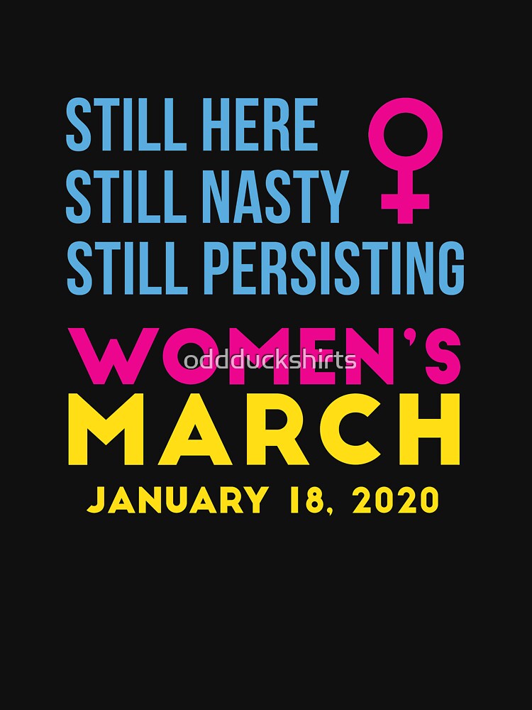 Women's March 2020 Washington DC by oddduckshirts