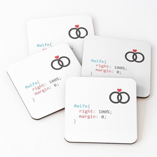 Item preview, CSS #wife right 100% - Funny Programming Jokes - Light Color designed and sold by Programming Jokes.