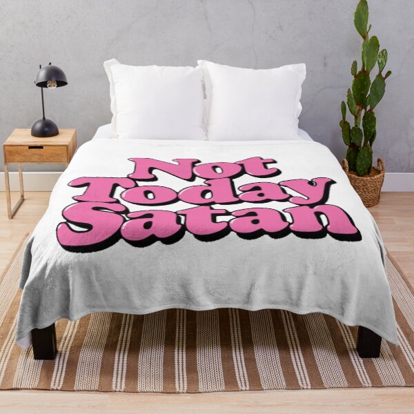 Item preview, Not Today Satan - Bubblegum designed and sold by SoberTeeCo.