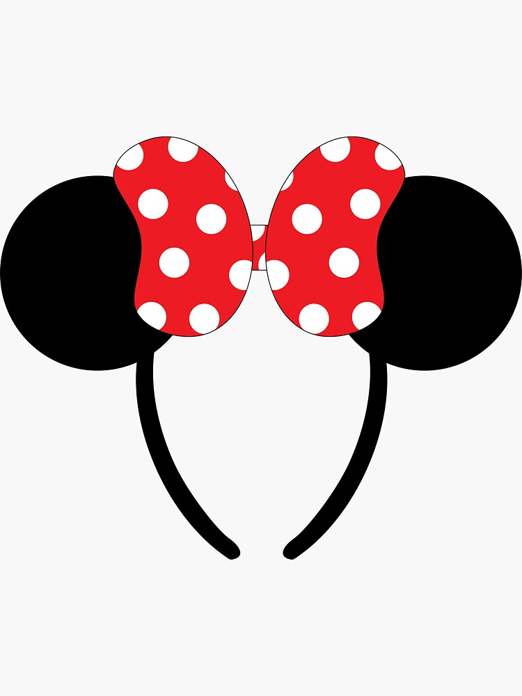 Thumbnail 3 of 3, Sticker, Classic Mouse Ears designed and sold by Aimeesmith190.