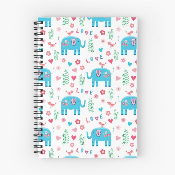 Artikelvorschau, Elefant-Liebes-Muster entworfen und verkauft von theflossbox.