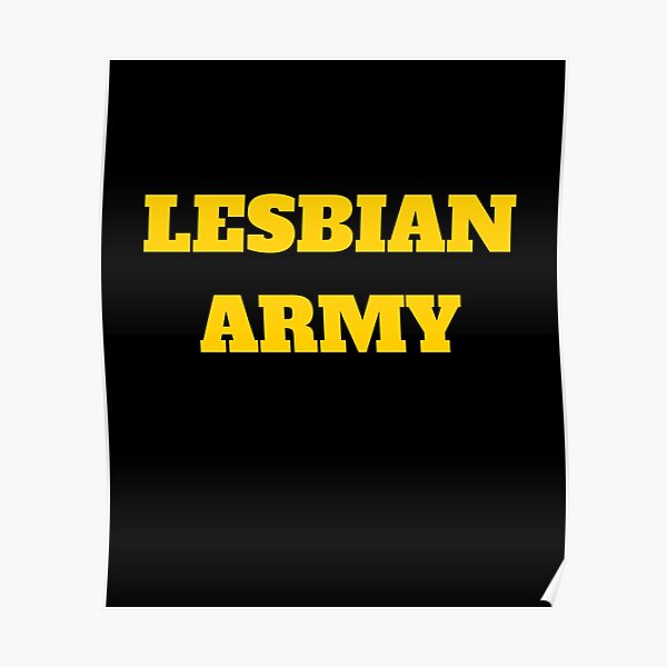 Lesbian Army Poster